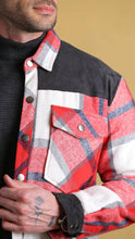 Load image into Gallery viewer, The Wanderer Shacket (Crimson Plaid)
