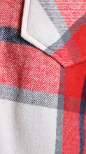 Load image into Gallery viewer, The Wanderer Shacket (Crimson Plaid)
