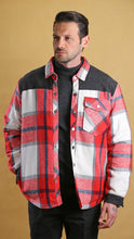 Load image into Gallery viewer, The Wanderer Shacket (Crimson Plaid)
