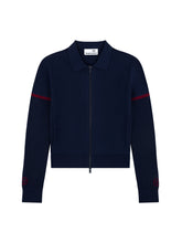 Load image into Gallery viewer, Nota Knit Jacket- Maritime Blue
