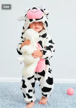 Load image into Gallery viewer, Cartoon Flannel Baby Rompers - # BAAA21110013
