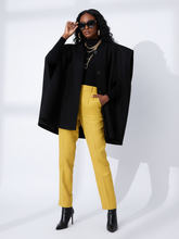 Load image into Gallery viewer, Irregular Woolen Hooded Cape, The Library | Women - BYMANYC ® New York
