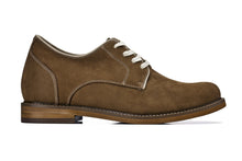 Load image into Gallery viewer, CALTO - J1312 - 3 Inches Taller (Khaki Brown) - Business Casual Leather Derbies
