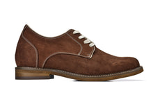 Load image into Gallery viewer, CALTO - J1313 - 3 Inches Taller (Terracotta Brown) - Business Casual Leather Derbies

