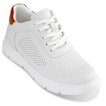 Load image into Gallery viewer, CALTO - J1581  - 2.6 Inches Taller (White) - Lightweight Casual Walkers
