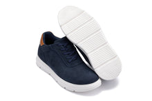 Load image into Gallery viewer, CALTO - J1582  - 2.6 Inches Taller (Nubuck Navy) - Lightweight Casual Walkers
