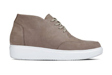 Load image into Gallery viewer, CALTO - J1770  - 3.2 Inches Taller (Khaki) - Casual Chunky Sole Boots – Soft Pebble Grain Nubuck Leather
