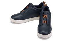 Load image into Gallery viewer, CALTO - J1934  - 2.6 Inches Taller (Navy) - Slip-On Snoafers
