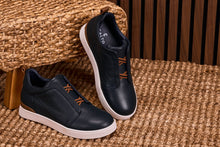 Load image into Gallery viewer, CALTO - J1934  - 2.6 Inches Taller (Navy) - Slip-On Snoafers
