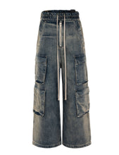 Load image into Gallery viewer, FLOW DENIM CARGO PANTS
