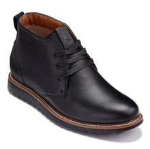 Load image into Gallery viewer, CALTO - J2190 - 2.6 Inches Taller (Black/Black Sole) - Chukka Boots
