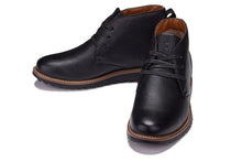 Load image into Gallery viewer, CALTO - J2190 - 2.6 Inches Taller (Black/Black Sole) - Chukka Boots
