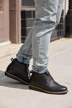 Load image into Gallery viewer, CALTO - J2190 - 2.6 Inches Taller (Black/Black Sole) - Chukka Boots
