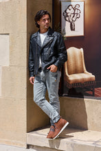 Load image into Gallery viewer, CALTO - J2193 - 2.6 Inches Taller (Brown/White Sole) - Nubuck Chukka Boots
