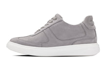 Load image into Gallery viewer, CALTO - J2202 - 2.6 Inches Taller (Grey/White Sole) - Lightweight Nubuck Sneakers
