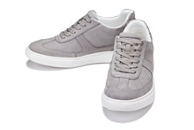 Load image into Gallery viewer, CALTO - J2202 - 2.6 Inches Taller (Grey/White Sole) - Lightweight Nubuck Sneakers
