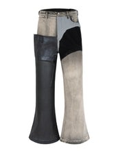 Load image into Gallery viewer, PATCHWORK FLARE DENIM
