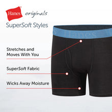 Load image into Gallery viewer, Hanes Boys Originals Boxer Brief Underwear, Supersoft Boxer Briefs For Boys, Assorted 5-Pack Medium Black 5-pack - # BOAA11410004
