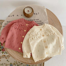 Load image into Gallery viewer, Flower Embroidered Cardigan Jacket for Baby Girls (1-3Y) - # BAAA61110004
