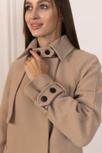 Load image into Gallery viewer, Wool Blend Slimtex Insulated Belted Coat
