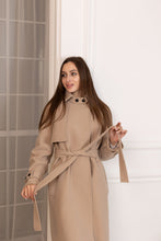 Load image into Gallery viewer, Wool Blend Slimtex Insulated Belted Coat
