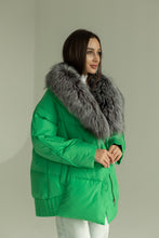Load image into Gallery viewer, Genuine Silver Fox Down Fill Jacket
