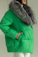 Load image into Gallery viewer, Genuine Silver Fox Down Fill Jacket
