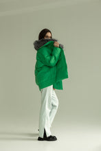 Load image into Gallery viewer, Genuine Silver Fox Down Fill Jacket
