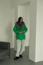 Load image into Gallery viewer, Genuine Silver Fox Down Fill Jacket
