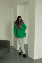 Load image into Gallery viewer, Genuine Silver Fox Down Fill Jacket
