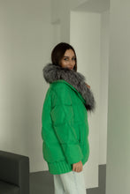 Load image into Gallery viewer, Genuine Silver Fox Down Fill Jacket
