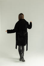 Load image into Gallery viewer, Genuine Shearling Merino Lamb Leather Coat by Punto Leather
