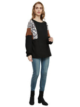 Load image into Gallery viewer, Leopard Pullover Knit Sweater
