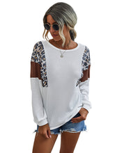 Load image into Gallery viewer, Leopard Pullover Knit Sweater
