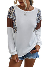 Load image into Gallery viewer, Leopard Pullover Knit Sweater
