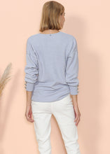 Load image into Gallery viewer, V Neck Lace Trim Sweater
