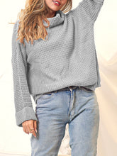 Load image into Gallery viewer, High Neck Chunky Sweater
