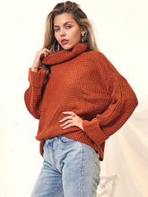 Load image into Gallery viewer, High Neck Chunky Sweater
