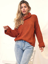 Load image into Gallery viewer, High Neck Chunky Sweater
