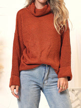 Load image into Gallery viewer, High Neck Chunky Sweater
