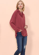 Load image into Gallery viewer, Cowl Neck Long Sleeve Pullover
