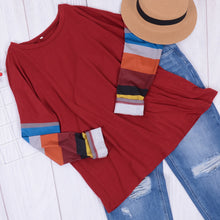 Load image into Gallery viewer, Colorful Striped Long Sleeve Sweater
