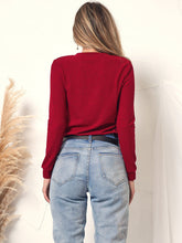 Load image into Gallery viewer, Light V-Neck Button Pullover
