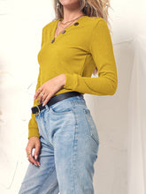 Load image into Gallery viewer, Light V-Neck Button Pullover
