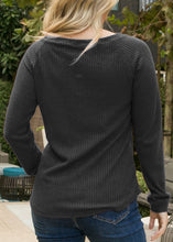 Load image into Gallery viewer, Cross Stitching Textured Pullover
