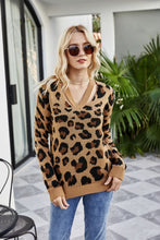 Load image into Gallery viewer, Leopard Print Warm Knit Sweater
