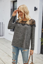 Load image into Gallery viewer, Lace Shoulder Summer Pullover
