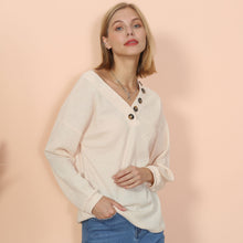 Load image into Gallery viewer, Drop Shoulder Textured Knit Sweater

