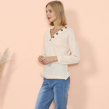 Load image into Gallery viewer, Drop Shoulder Textured Knit Sweater
