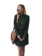 Load image into Gallery viewer, Soft Turtleneck Tunic Sweater
